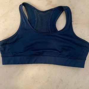 girls blue sports bra